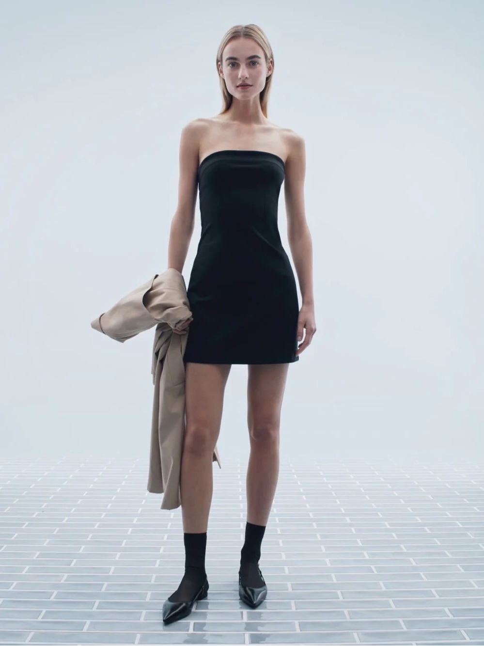 The Dream Strapless Mini Dress -Little Black Dress